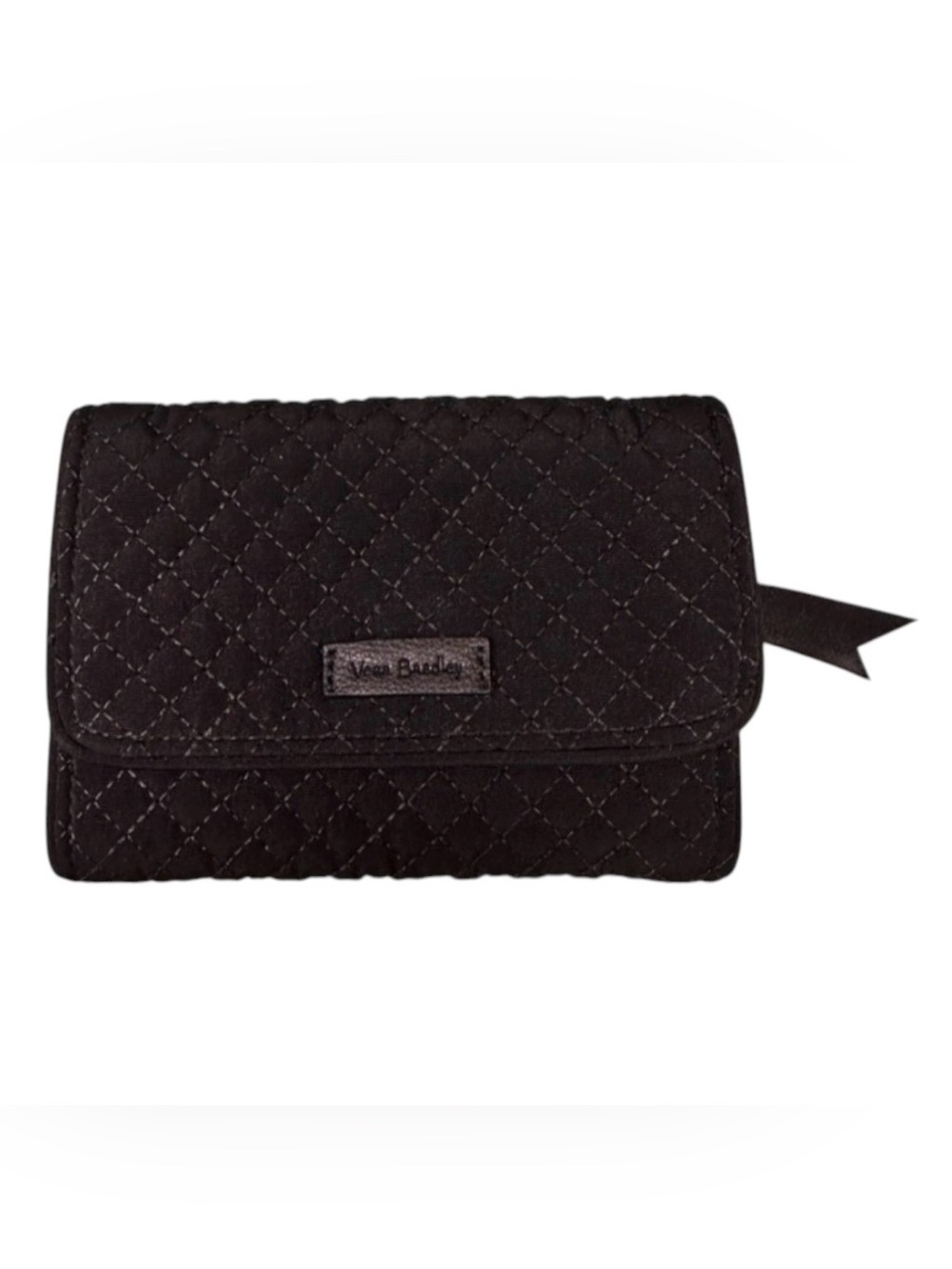 Vera Bradley black classic microfiber wallet